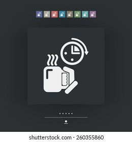 Coffee time icon