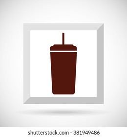 coffee time icon design 