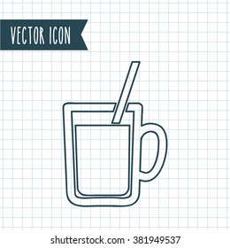coffee time icon design 
