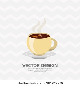 coffee time icon design 