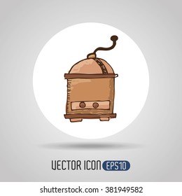 coffee time icon design 