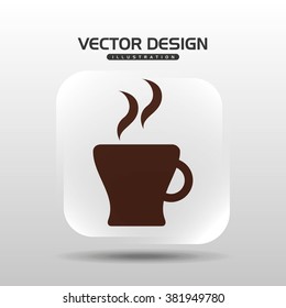 coffee time icon design 