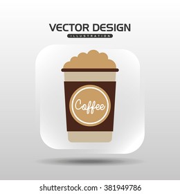 coffee time icon design 