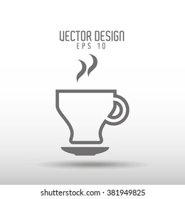 coffee time icon design 