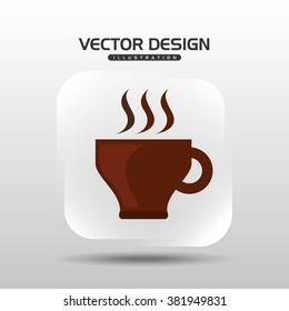 coffee time icon design 