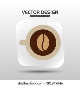 coffee time icon design 