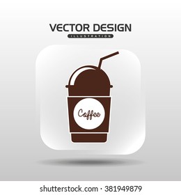 coffee time icon design 
