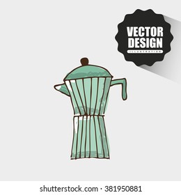 coffee time icon design 