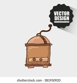 coffee time icon design 