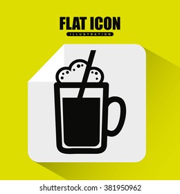 coffee time icon design 