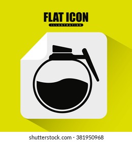 coffee time icon design 
