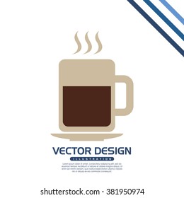 coffee time icon design 