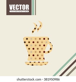 coffee time icon design 