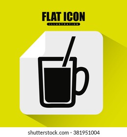 coffee time icon design 