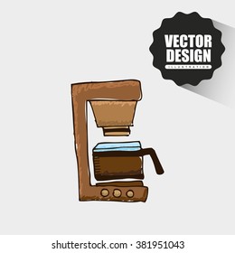 coffee time icon design 