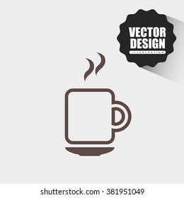 coffee time icon design 
