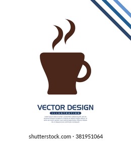 coffee time icon design 