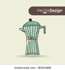 coffee time icon design 