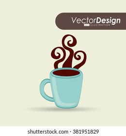 coffee time icon design 