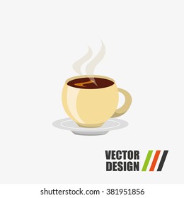 coffee time icon design 