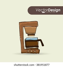 coffee time icon design 