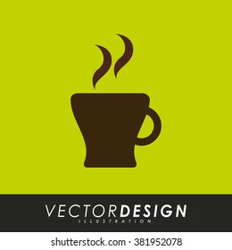 coffee time icon design 