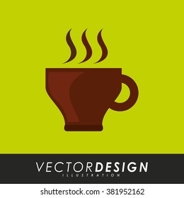 coffee time icon design 