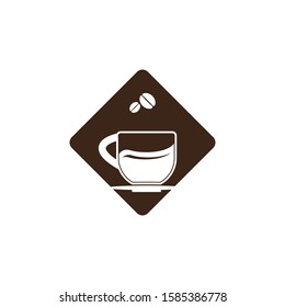 Coffee time icon and symbol vector illustration