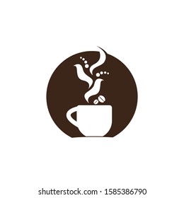 Coffee time icon and symbol vector illustration