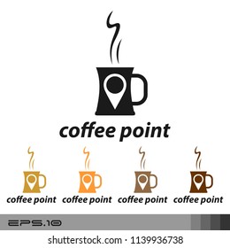 coffee time icon vector