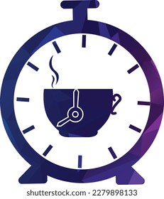 coffee time logo design vector template