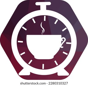 coffee time logo design vector template