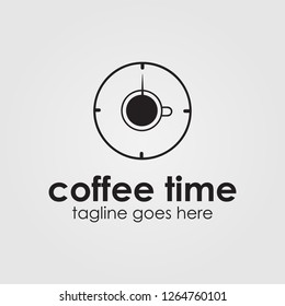 Coffee Time Logo Template Design