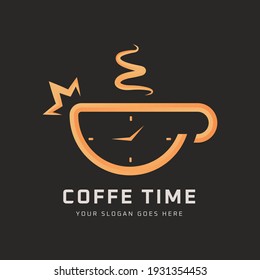 Coffee time logo template | Drink
