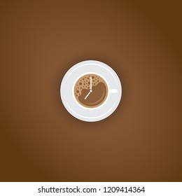 Coffee Time Logo Vector, EPS 10