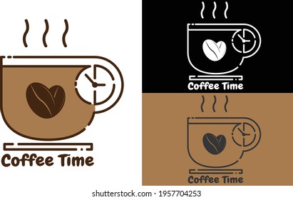Coffee Time Logo, vector format