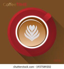 Kaffeezeit, Kaffeeposter Template Design.