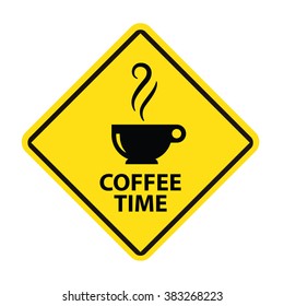 Coffee time sign