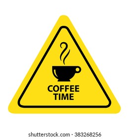 Coffee time sign