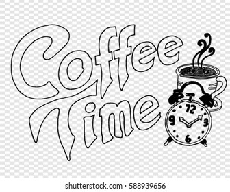 coffee time, sketch
