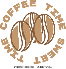 Coffee time unique t-shirt design