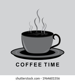 Its Coffee Time Vector Illustration