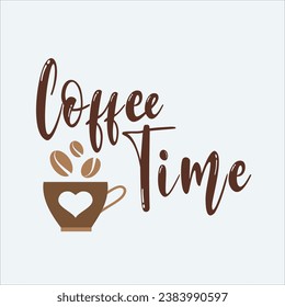 Coffee Time Vector Illustration Design