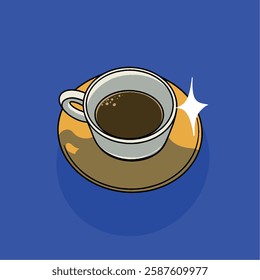 Coffee time vector illustration design