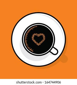 coffee time vintage poster