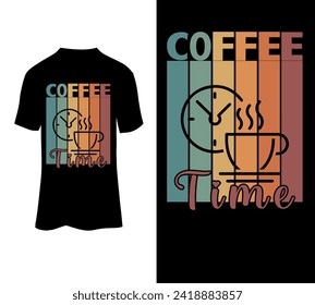 Coffee time,typography quote, vector,calligraphy phrase. Lettering poster,card,banner vector illustration for sale.
