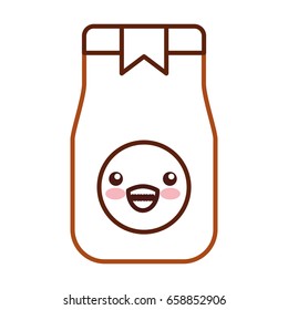 coffee toast bag kawaii character