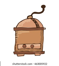 coffee toaster isolated icon vector illustration graphic