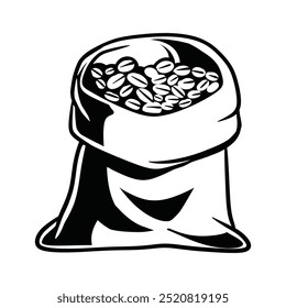 Coffee Tool Machine Vintage Design Hand Drawn Vector Art Illustration