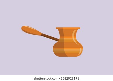 Coffee tools concept. Colored flat vector illustration isolated.